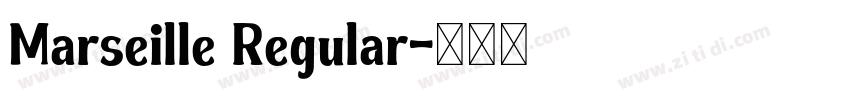 Marseille Regular字体转换
